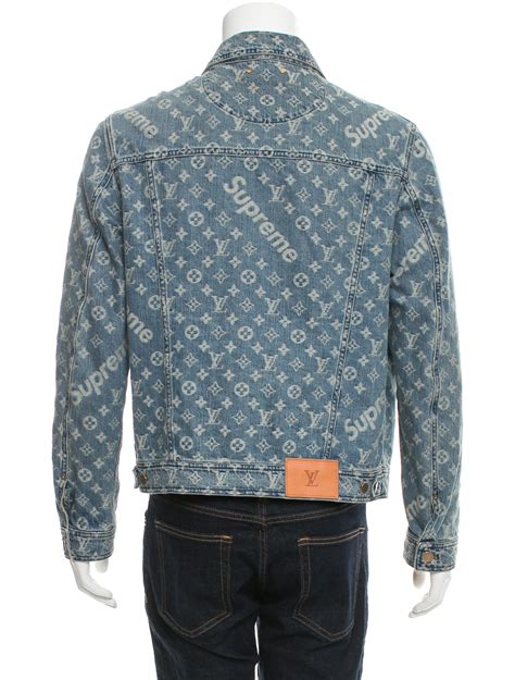 giacca jeans supreme louis vuitton|supreme x louis vuitton jacket.